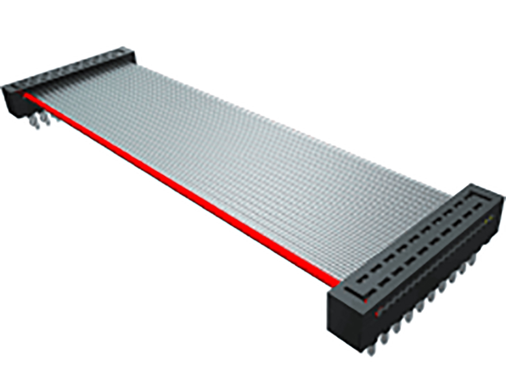 Samtec TCMD Series Ribbon Cable, 5-Way, 2mm Pitch, 50.8mm Length, Tiger Eye IDC to Tiger Eye IDC