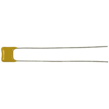 KYOCERA AVX 100pF Multilayer Ceramic Capacitor MLCC, 200V dc V, ±5% , Through Hole