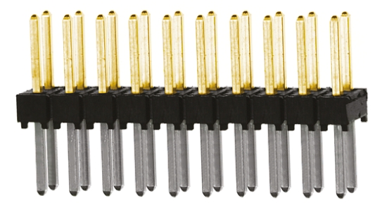 Samtec TSW Series Straight Through Hole Pin Header, 20 Contact(s), 2.54 mm Pitch, 2 Row, Unshrouded