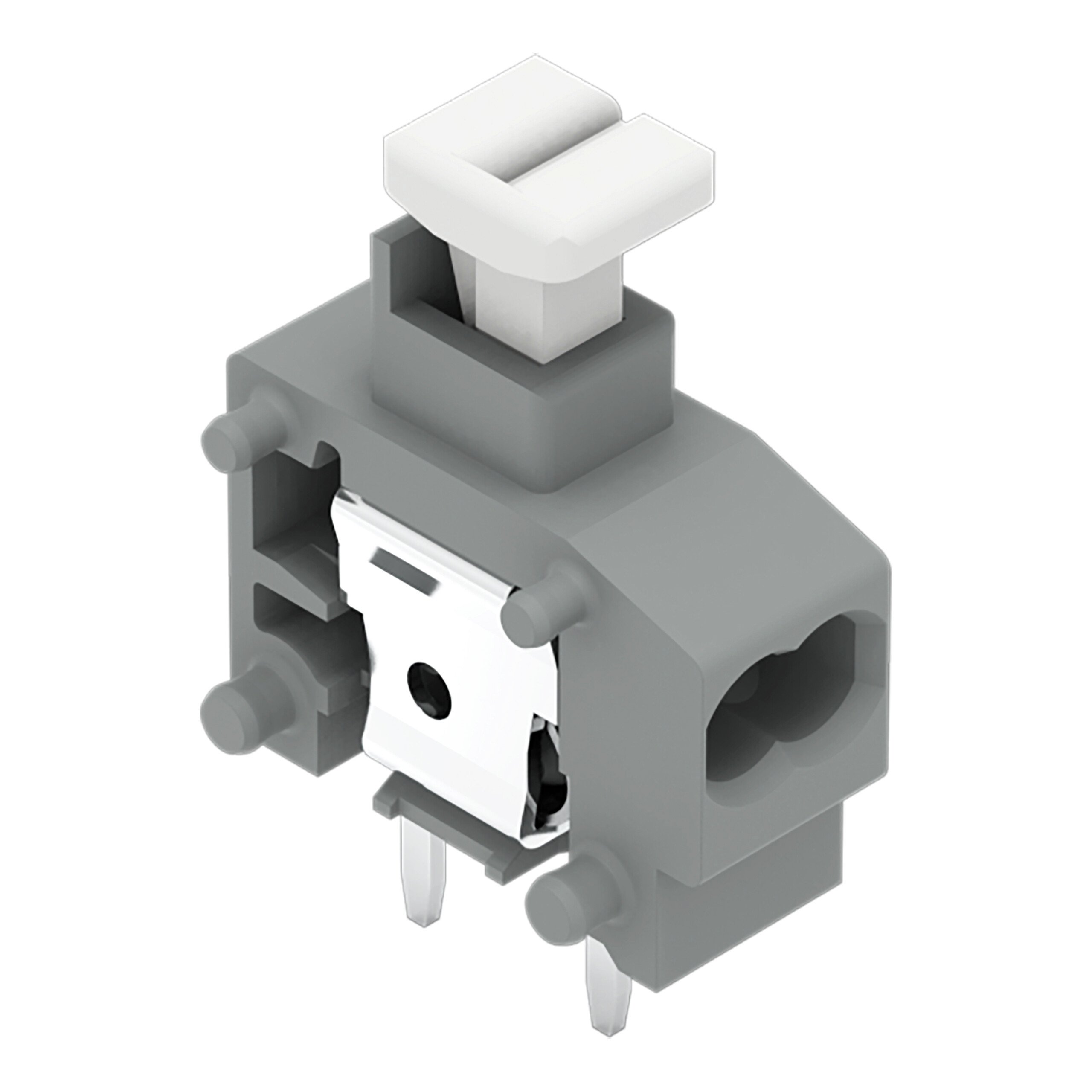 WAGO 235 Series PCB Terminal Block, 1-Contact, 5/5.08mm Pitch, Through Hole Mount, 1-Row, Push Wire Termination