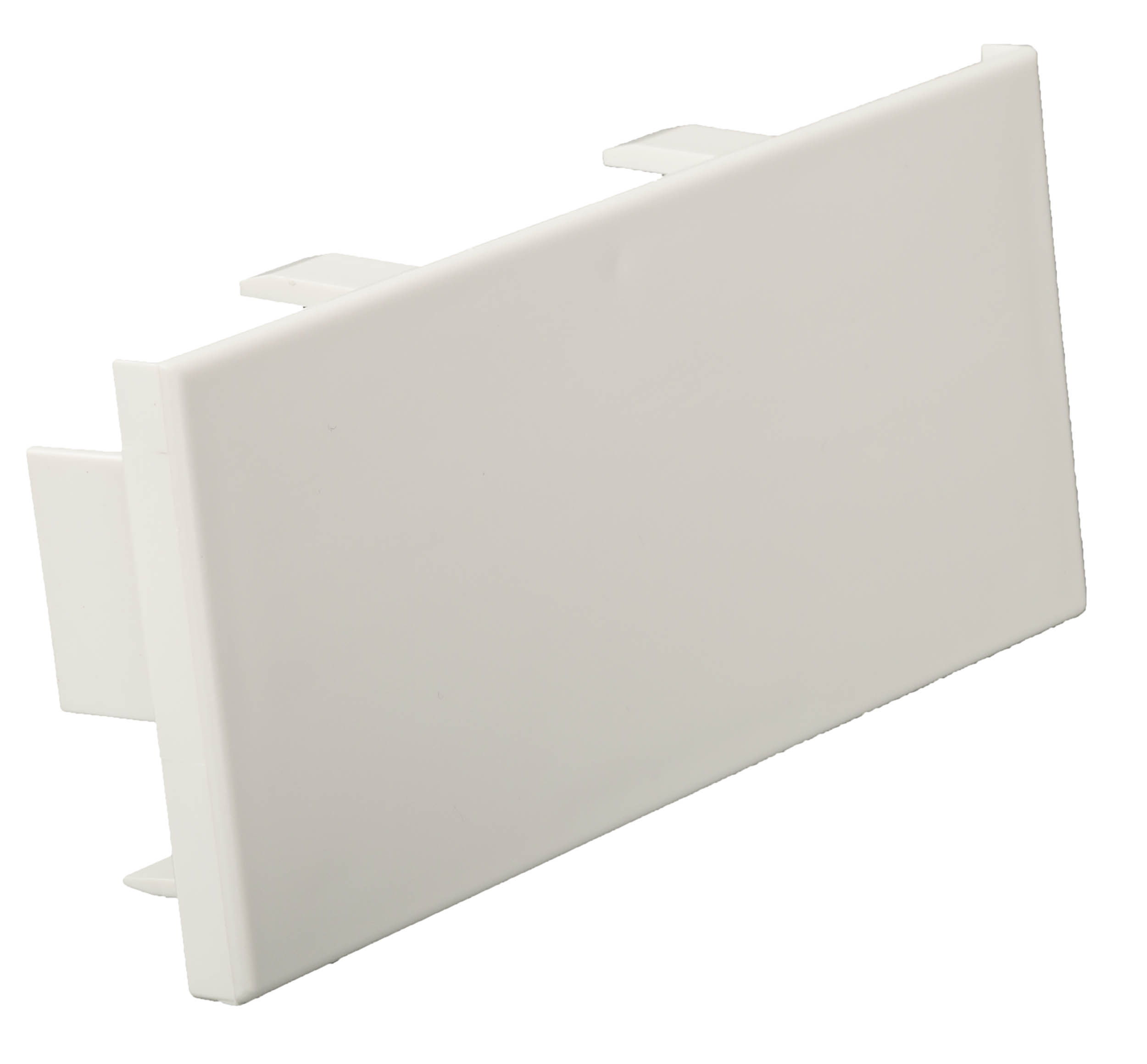 RS PRO PVC Cable Trunking End Cap, 90 x 60mm
