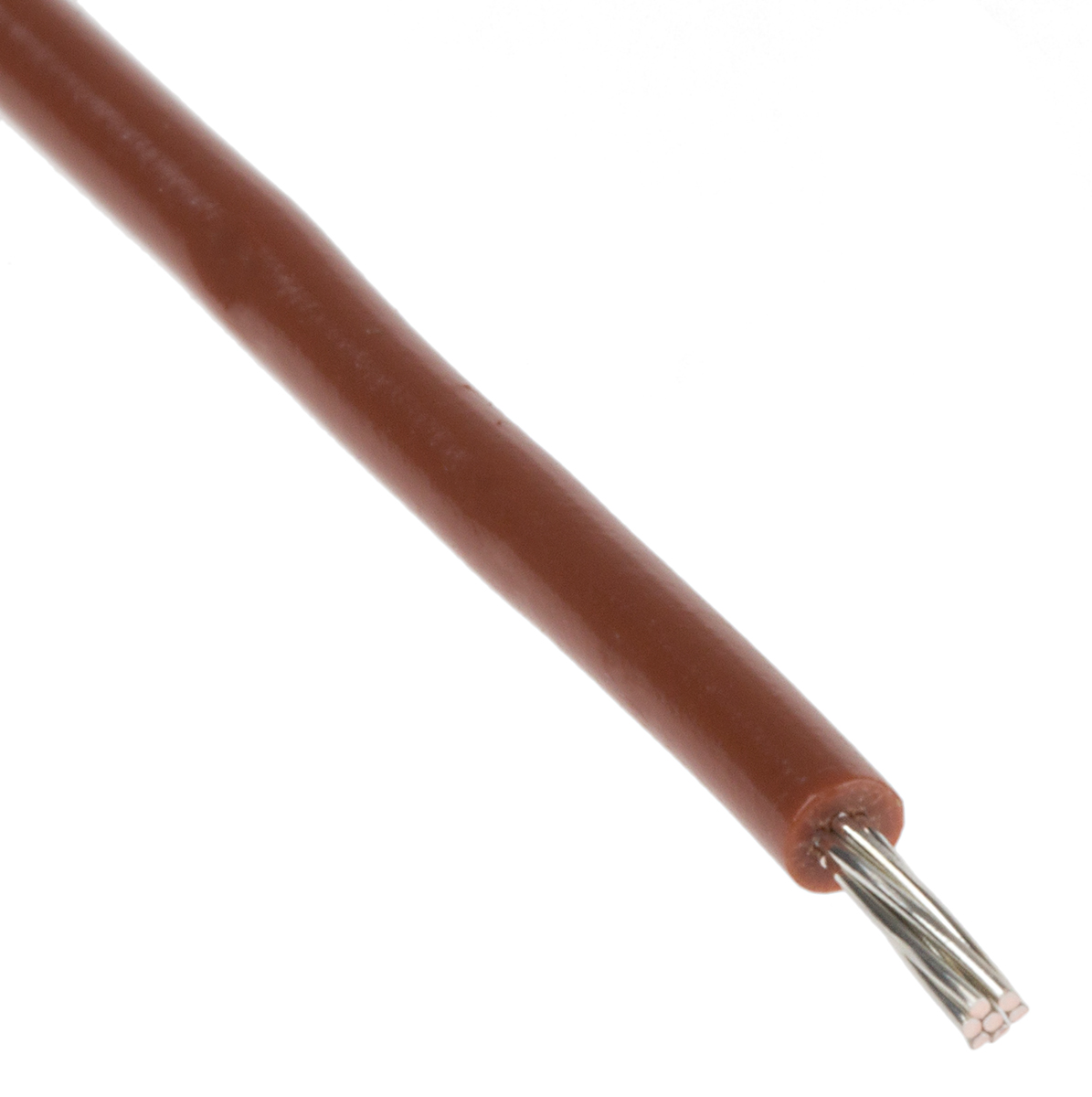 Alpha Wire Hook-up Wire PVC Series Brown 0.35 mm² Hook Up Wire, 22 AWG, 7/0.25 mm, 30m, PVC Insulation, 3051 BR005