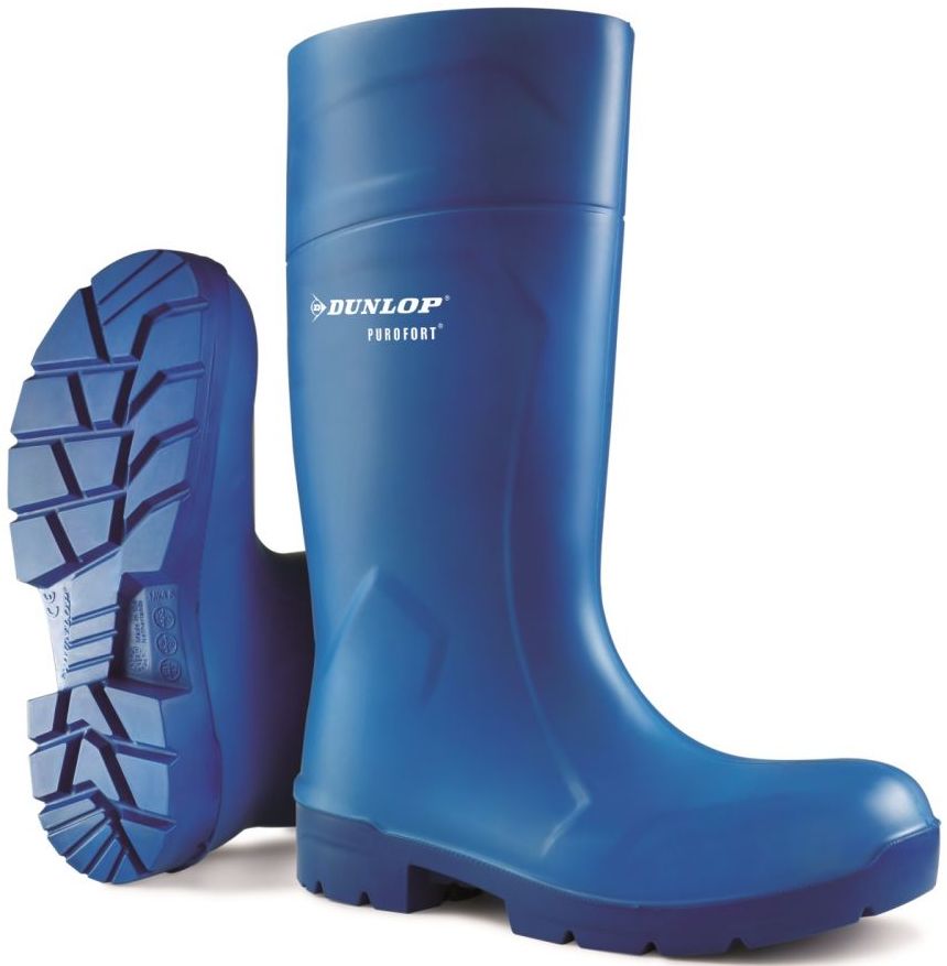 Dunlop Blue Steel Toe Capped Unisex Safety Wellingtons, EU 42