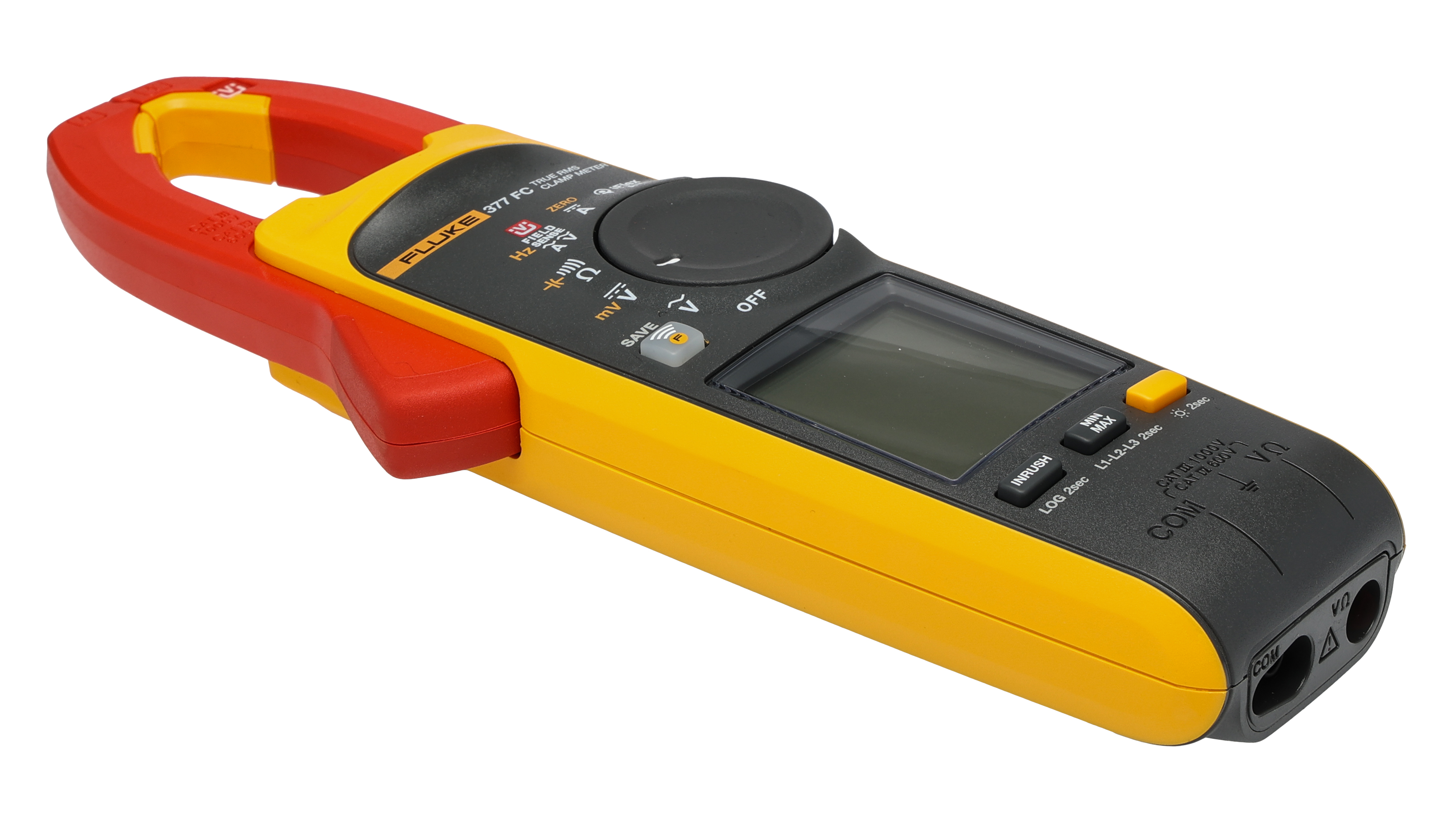 Fluke 377 FC Clamp Meter, 999.9A dc, Max Current 2500A ac CAT III 1000V