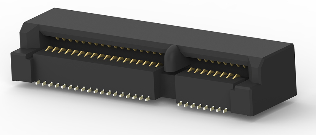 TE Connectivity Mini PCI Express Series Right Angle Female Edge Connector, Surface Mount, 52-Contacts, 0.8mm Pitch,