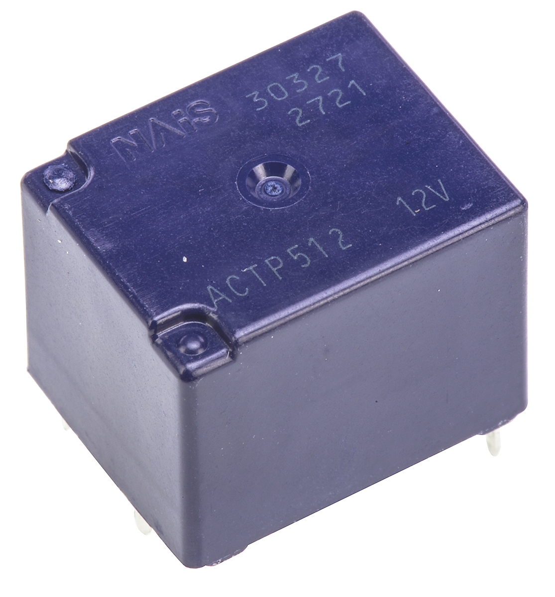 Panasonic PCB Mount Automotive Relay, 12V dc Coil Voltage, 30A Switching Current, DPDT