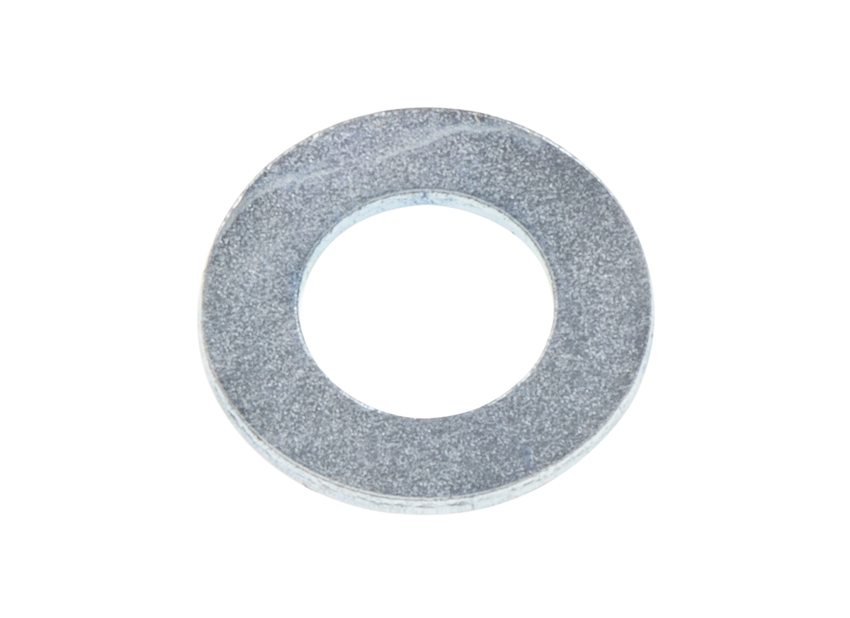 RS PRO Bright Zinc Plated Steel Plain Washers, M5, BS 4320