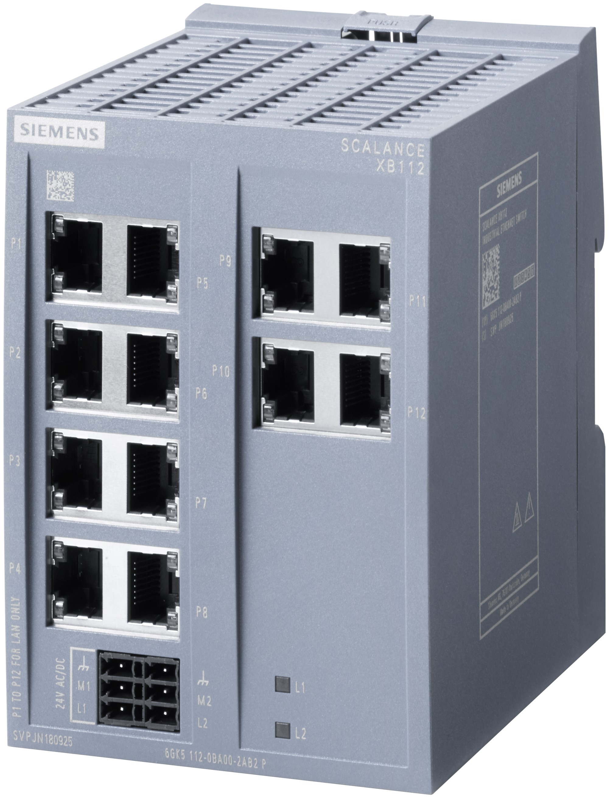 Siemens for Use with Industrial Ethernet Network