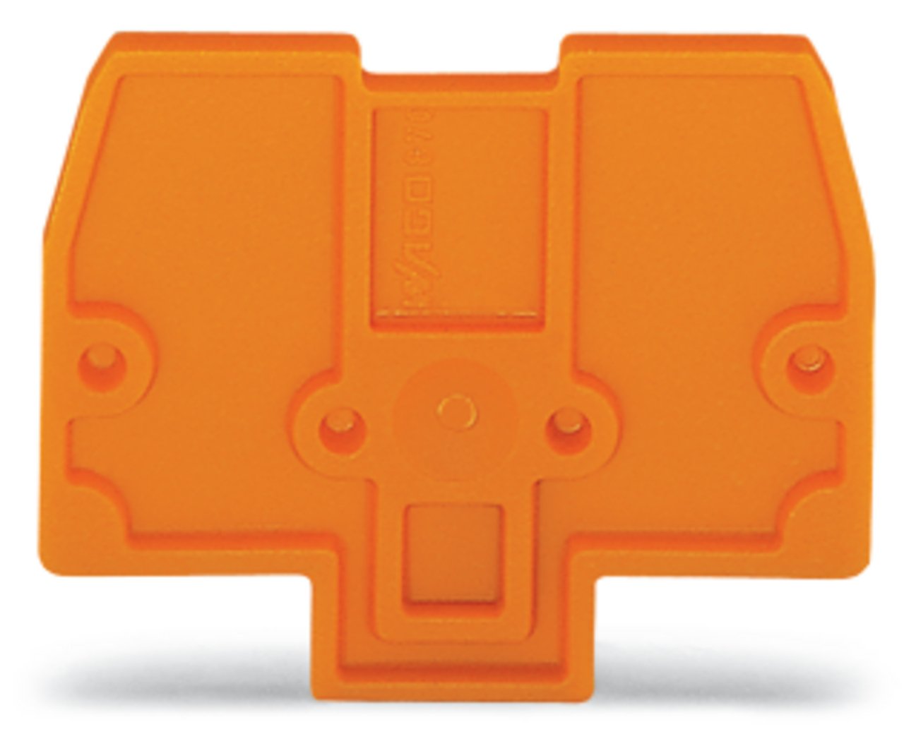 WAGO 870 Series End And Intermediate Plate for Use with Rail Mount Terminal Blocks