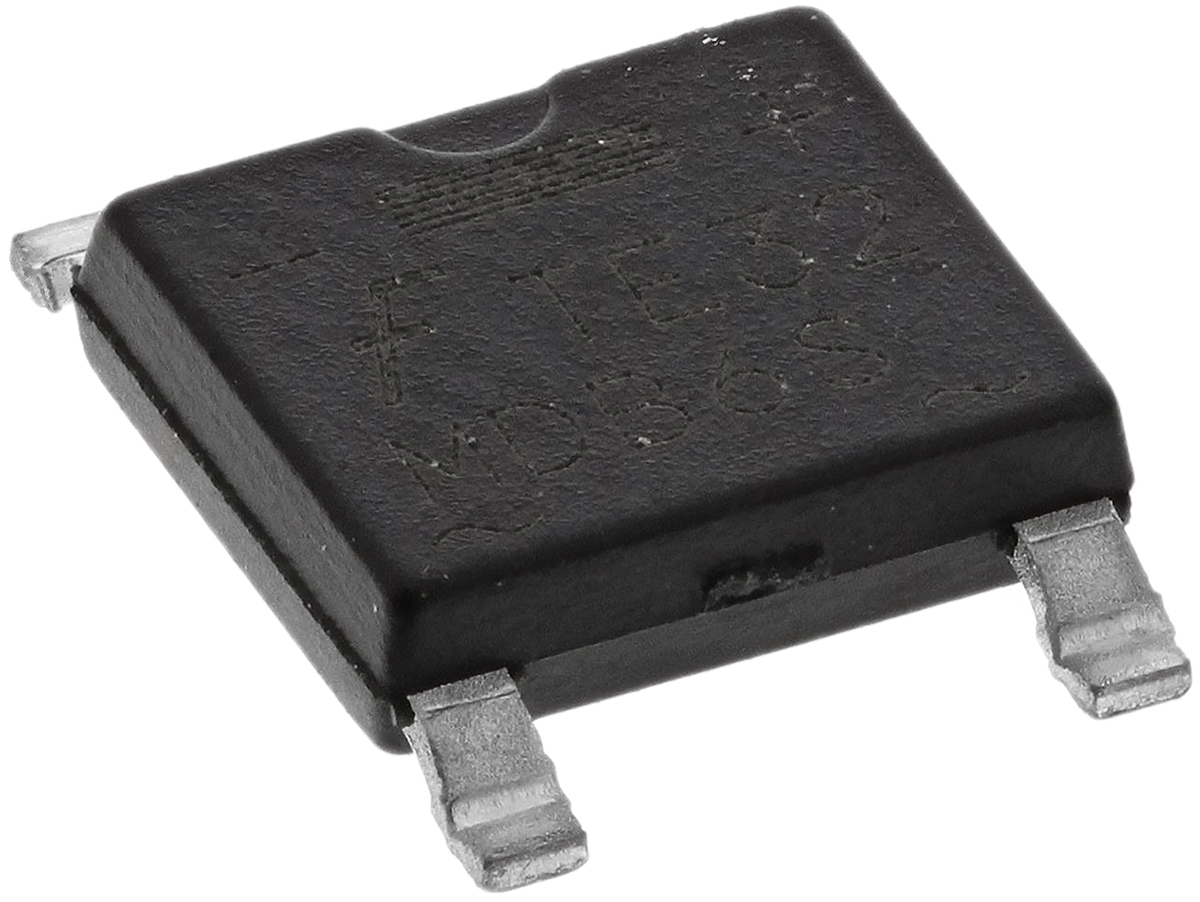 onsemi Bridge Rectifier, 1A, 600V, 4-Pin