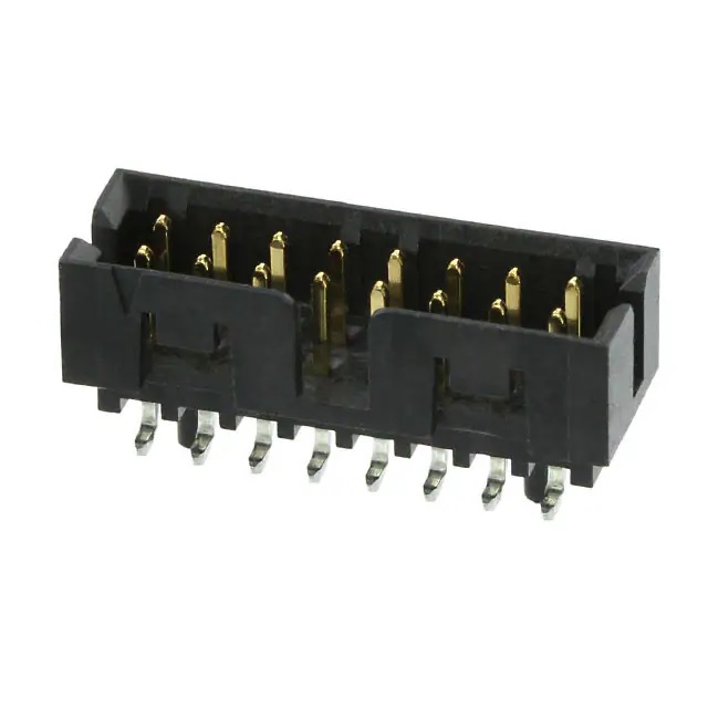 Molex Milli-Grid Series Vertical Surface PCB Header, 16 Contact(s), 2 mm Pitch, 2 Row, Shrouded