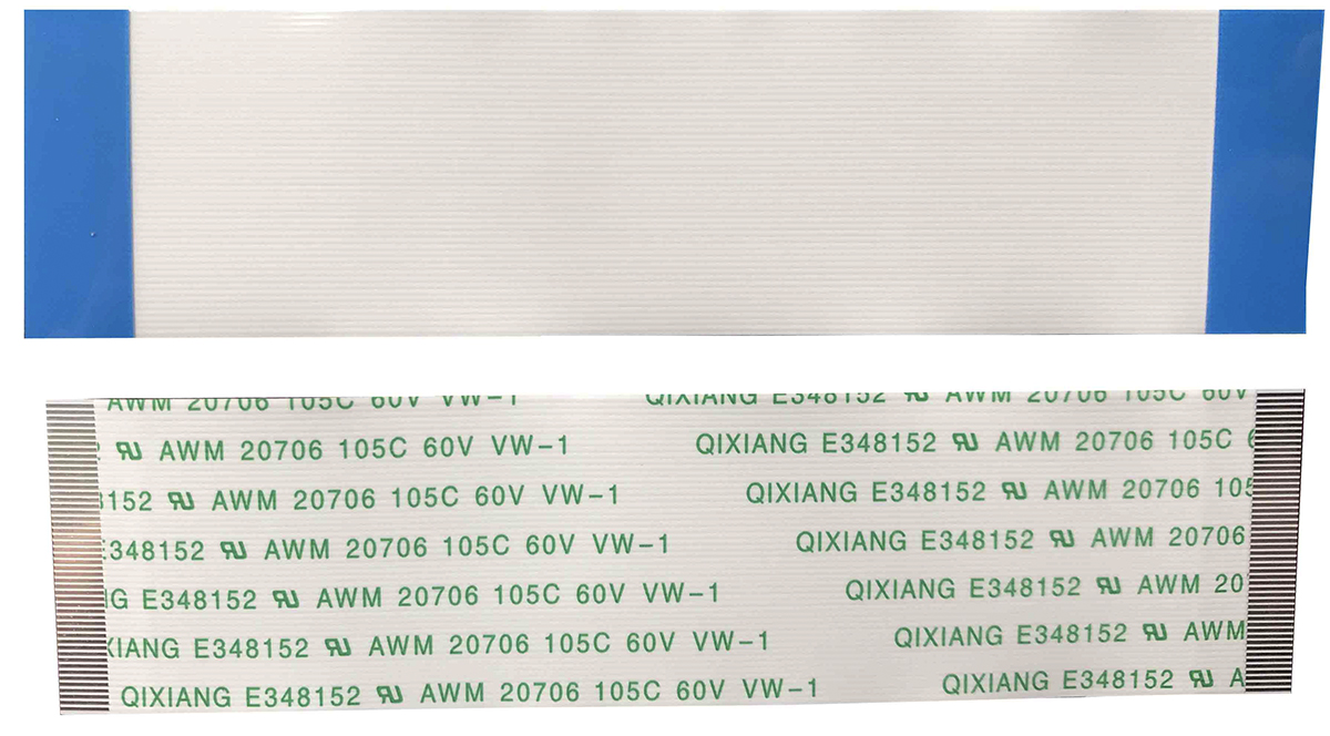 RS PRO FFC Ribbon Cable, 50-Way, 0.5mm Pitch, 100mm Length