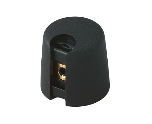 OKW 16mm Black Potentiometer Knob for 6mm Shaft Round Shaft, A1016069