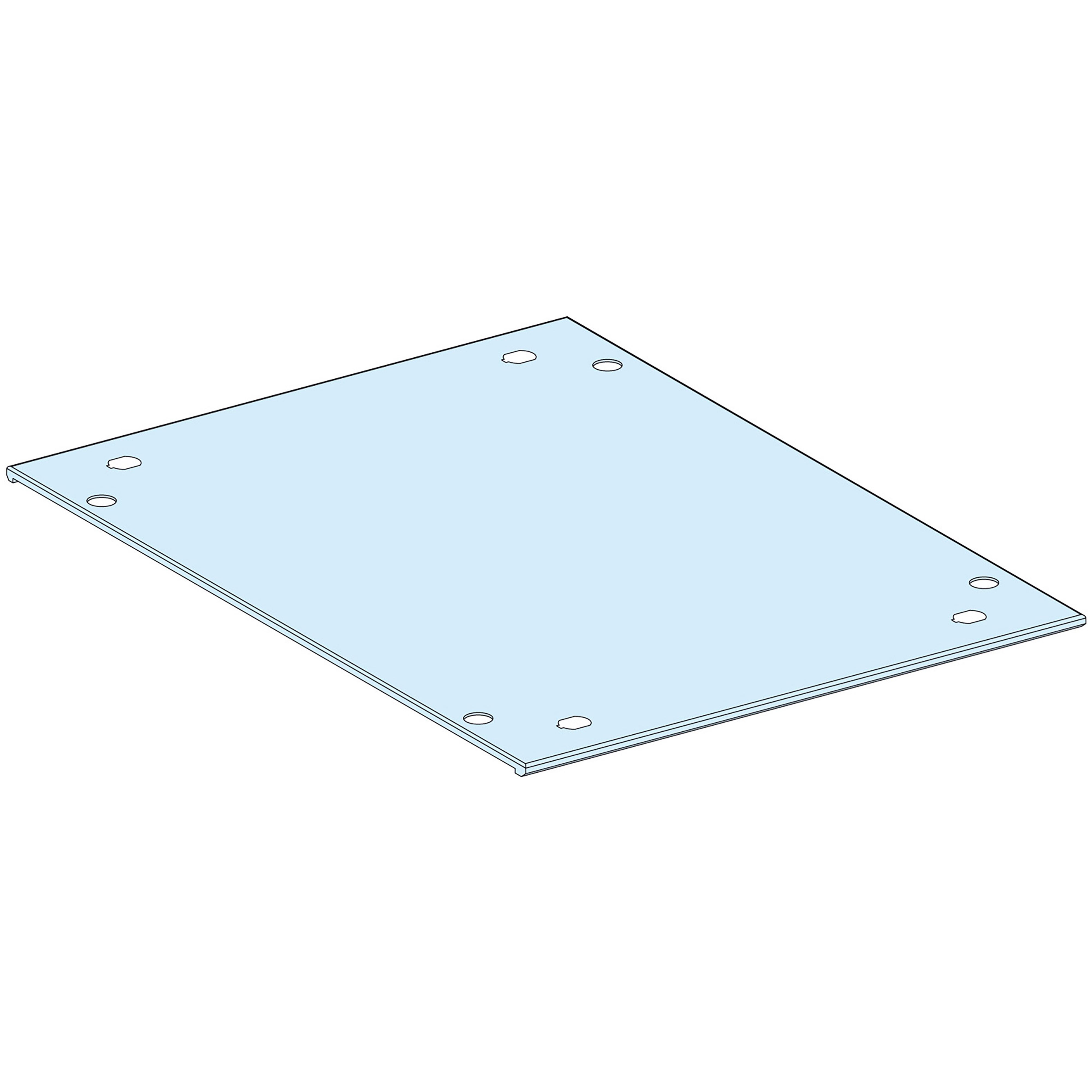 Schneider Electric PrismaSeT P Series Sheet Steel Roof Plate for Use with PrismaSeT P Enclosure, 400 x 400mm