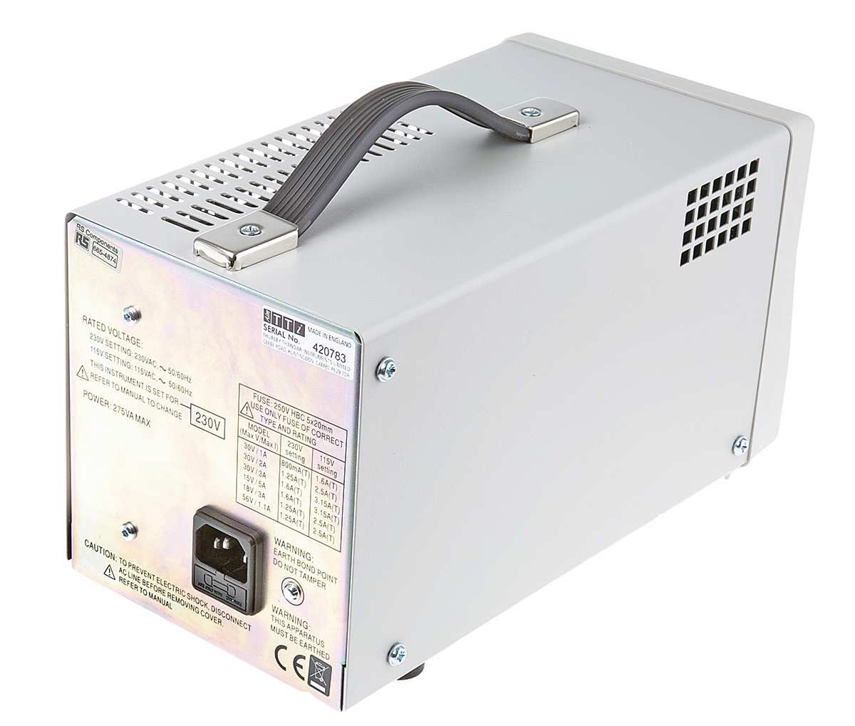 Aim-TTi EL-R Series Digital Bench Power Supply, 0 → 30V, 0 → 1A, 1-Output, 30W - RS Calibrated