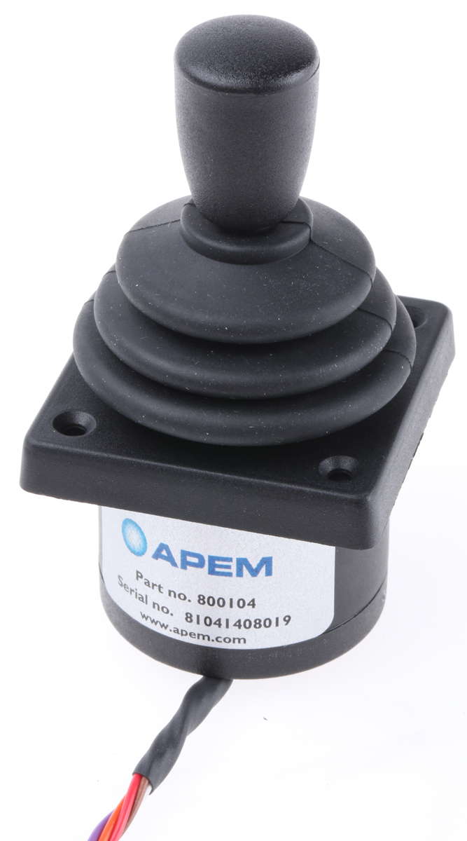 APEM 1-Axis Joystick Switch Conical, Progressive, IP65 125V ac