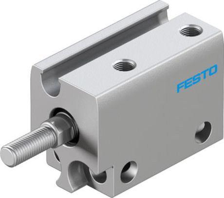 Festo Pneumatic Compact Cylinder - 8080597 6 mm Bore, 5 mm ADN-S-6-5-A-A Series, Double Acting Acting