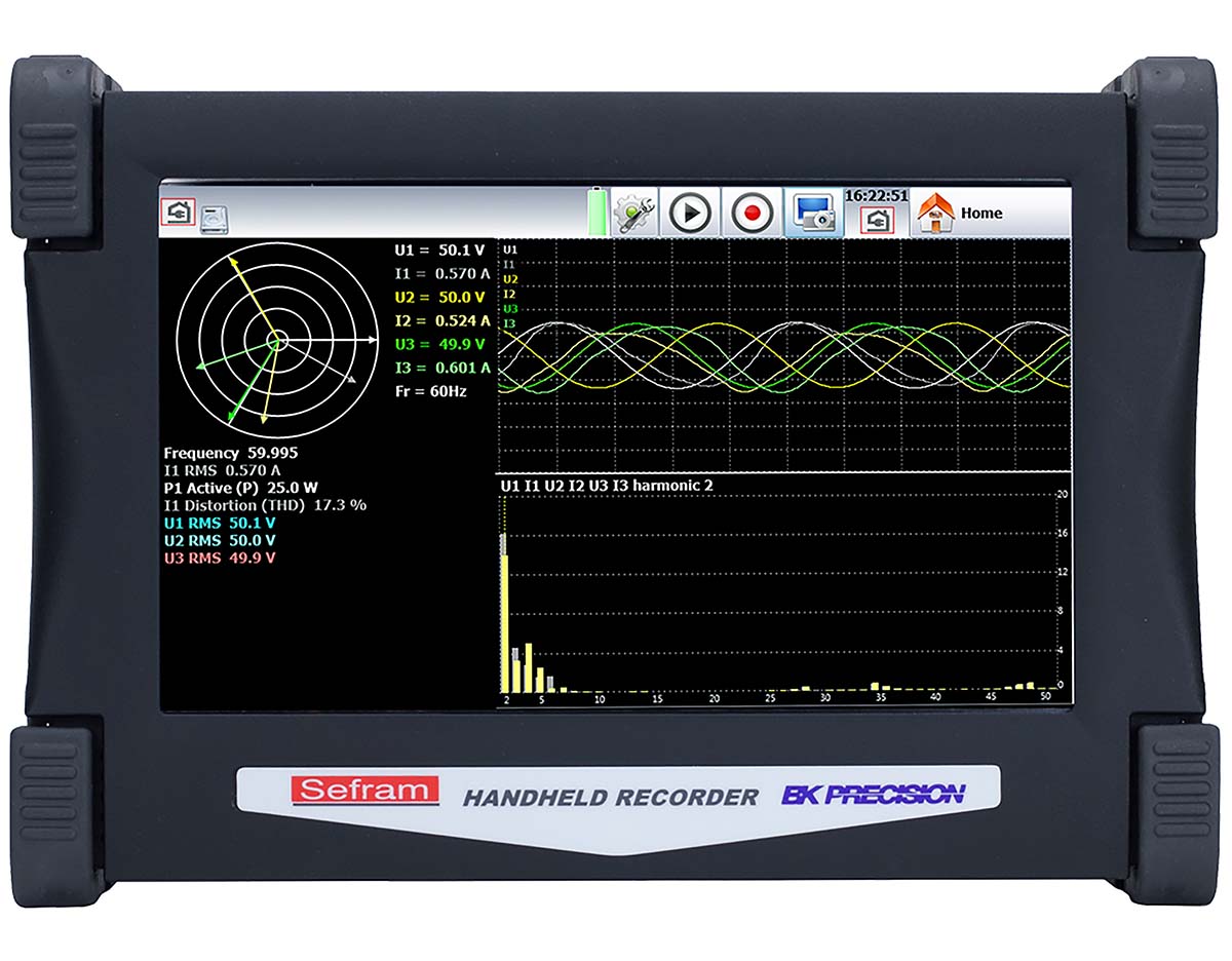 Sefram DAS60 Data Acquisition System, 6 Channel(s), Ethernet, USB, 1Msps, 14 bit