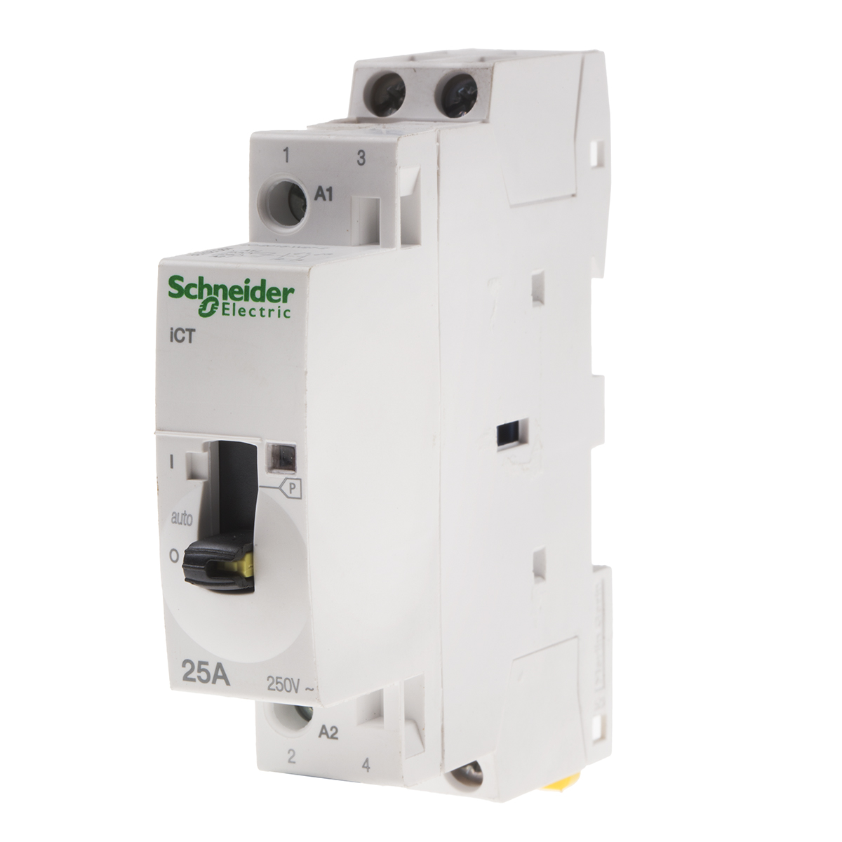 Schneider Electric Acti9 iCT iCT Contactor, 230 V ac Coil, 2-Pole, 25 A, 2NO, 250 V ac