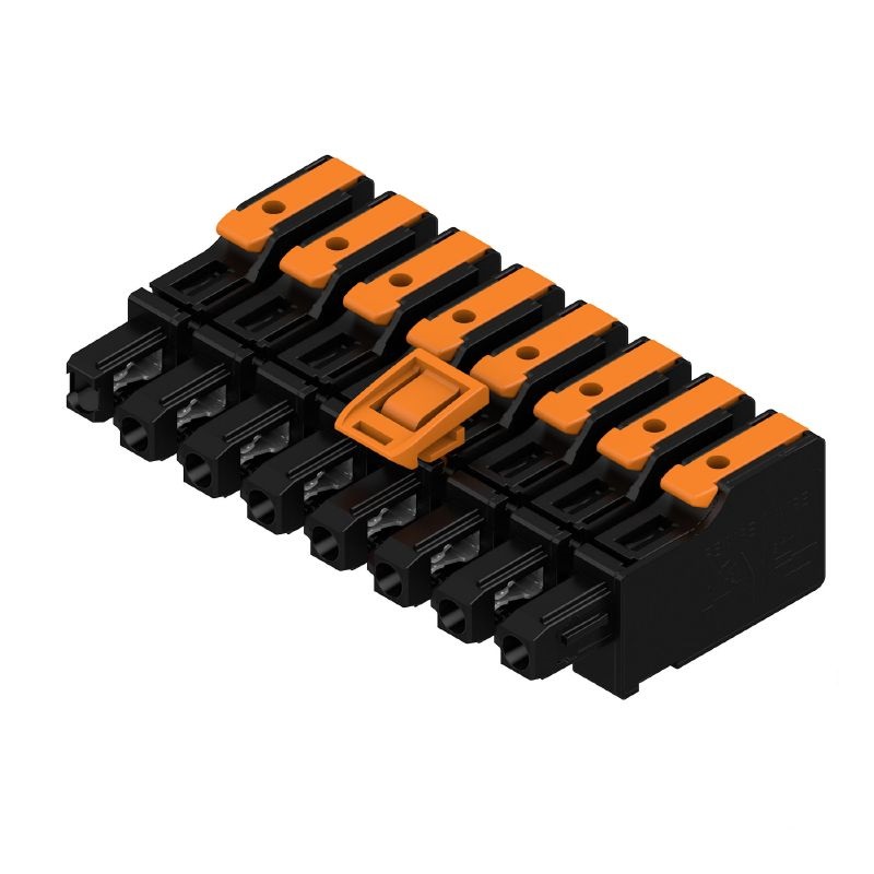 Weidmüller, 7.5mm Pitch, OMNIMATE 4.0, 8 Way, , Pluggable Terminal Block, Hybrid Header, PCB Mount, Snap In