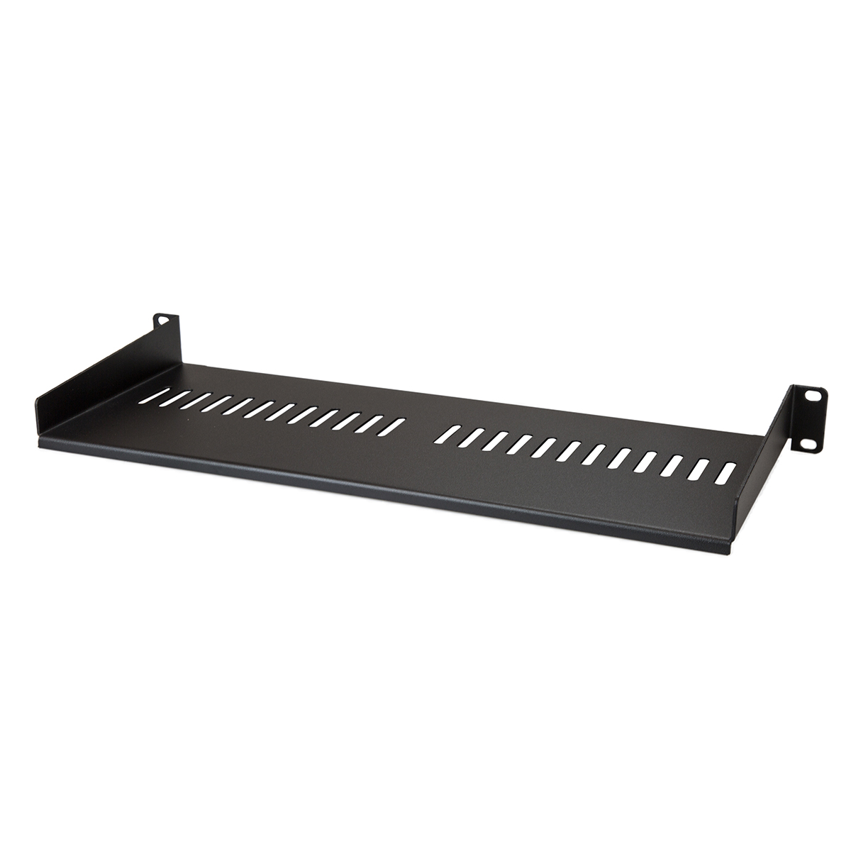 StarTech.com Black Shelf, 1U, 20kg Load, 440mm x 175mm