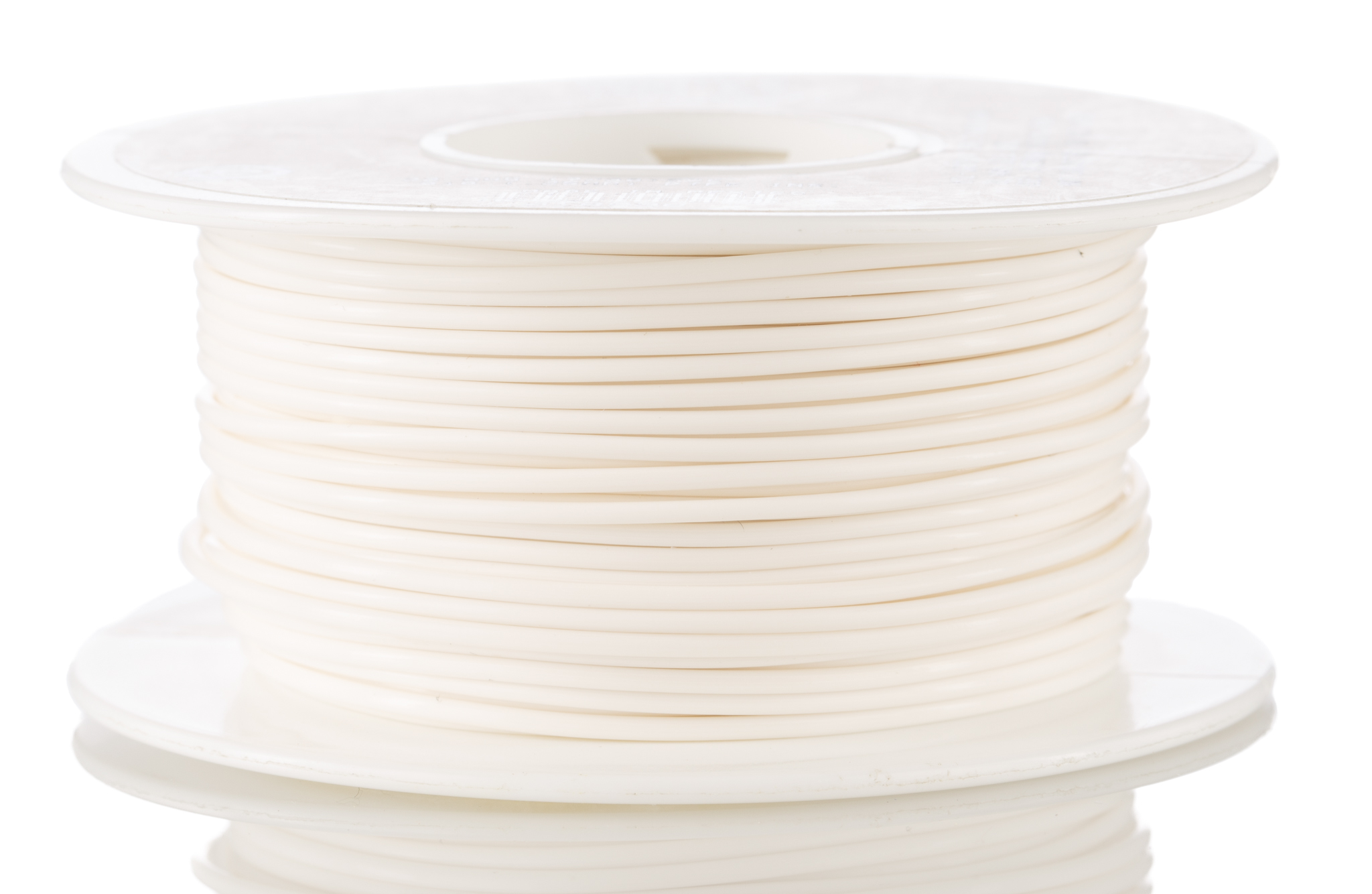 Alpha Wire Hook-up Wire TEFLON Series White 0.35 mm² Hook Up Wire, 22 AWG, 7/0.25 mm, 30m, PTFE Insulation, 5855/7 WH005