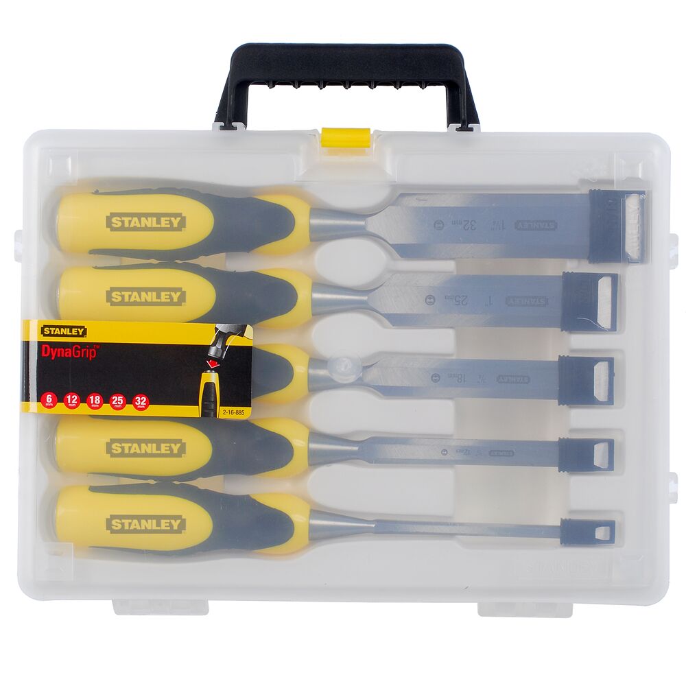 Stanley 5 Piece Wood Chisel, 320mm Length