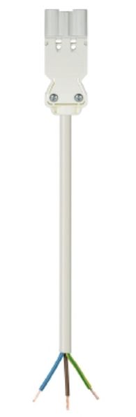 Wieland GST18i3 Series Cable Assembly, 3-Pole, Male, 16A, IP40
