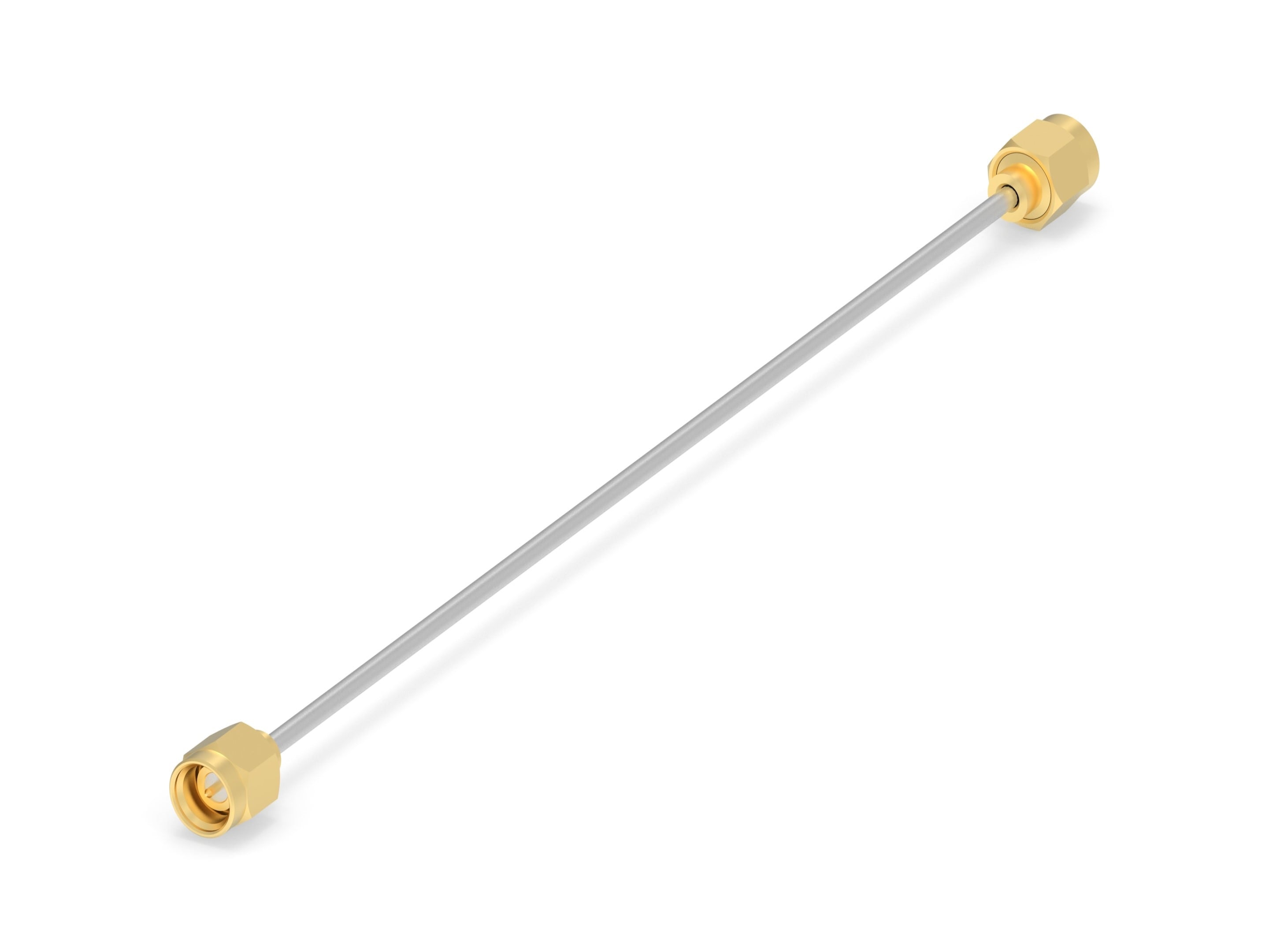 TE Connectivity 2480661 Series Male SMA to Male SMA, 152.4 mm 50 Ω