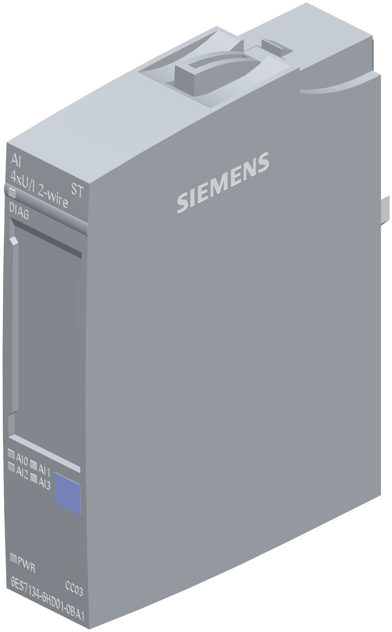 Siemens 6ES71 Series Analog Input Module for Use with SIMATIC I/O System, Analog, 24 V
