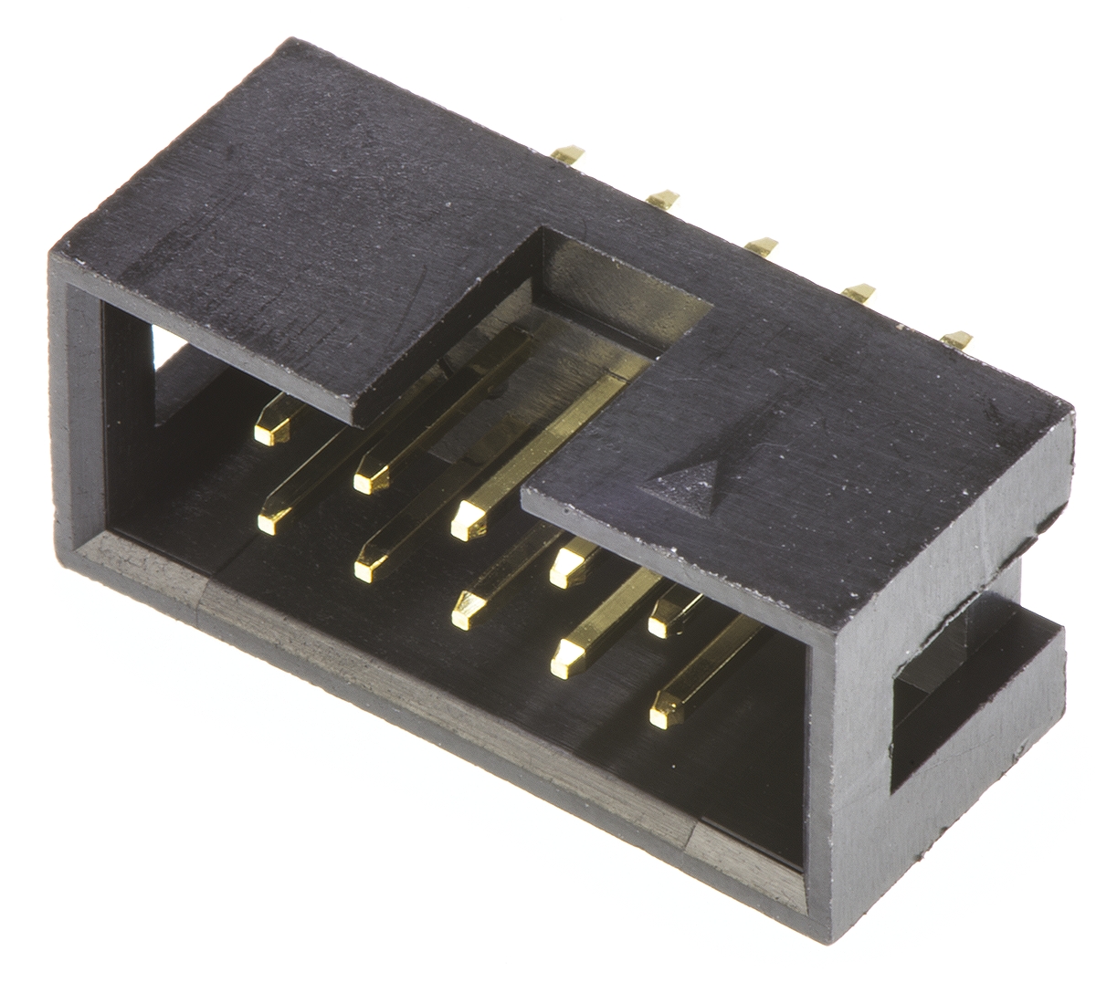Amphenol Communications Solutions T821 Series Straight Through Hole PCB Header, 10 Contact(s), 2.54 mm Pitch, 2 Row,
