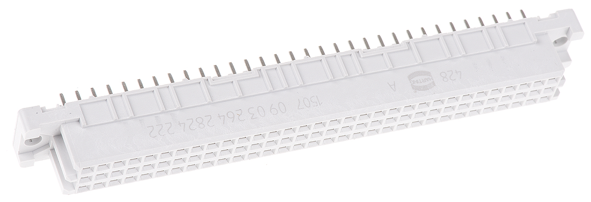 HARTING DIN 41612 64 Way 2.54mm Pitch, Straight Rectangular Connector, Socket