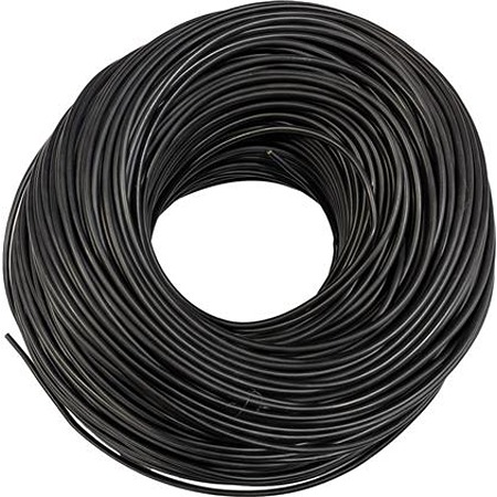 Mueller Electric WI-M-18 Series Black Test Lead Wire, 18 AWG, 413/0.05 mm, 100ft, Silicone Insulation, WI-M-18-100-0