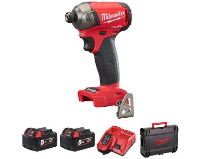 Milwaukee M18FQID-502X - 18V Impact Driver with 1 x 5Ah Batteries