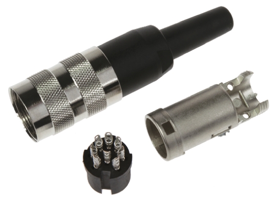 Amphenol Industrial, C 091 A 8 Pole M16 Din Socket, 5A, 100 V ac, Female, Cable Mount