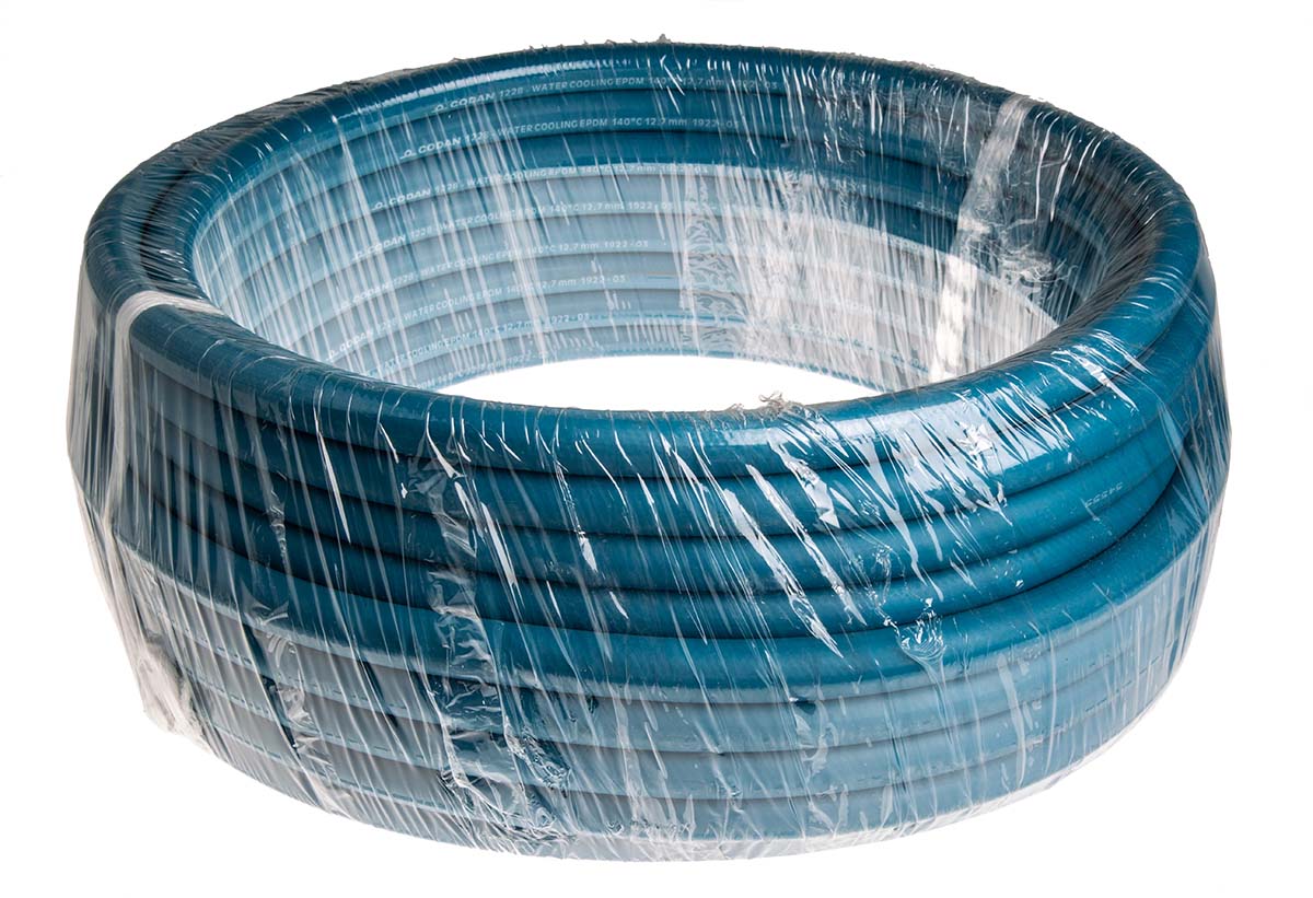 RS PRO EPDM, Hose Pipe, 12.7mm ID, 21.5mm OD, Blue, 25m
