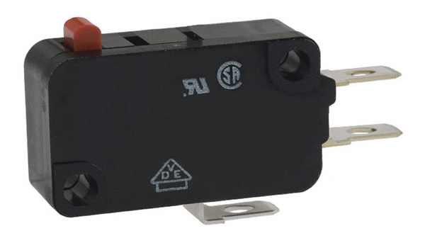 Omron Pin Plunger Microswitch, Solder Terminal, 5 A, SPDT, IP40