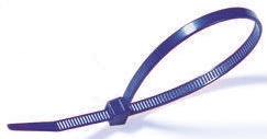 HellermannTyton Cable Tie, Releasable, 195mm x 4.7 mm, Blue Polyamide 6.6 (PA66), Pk-25