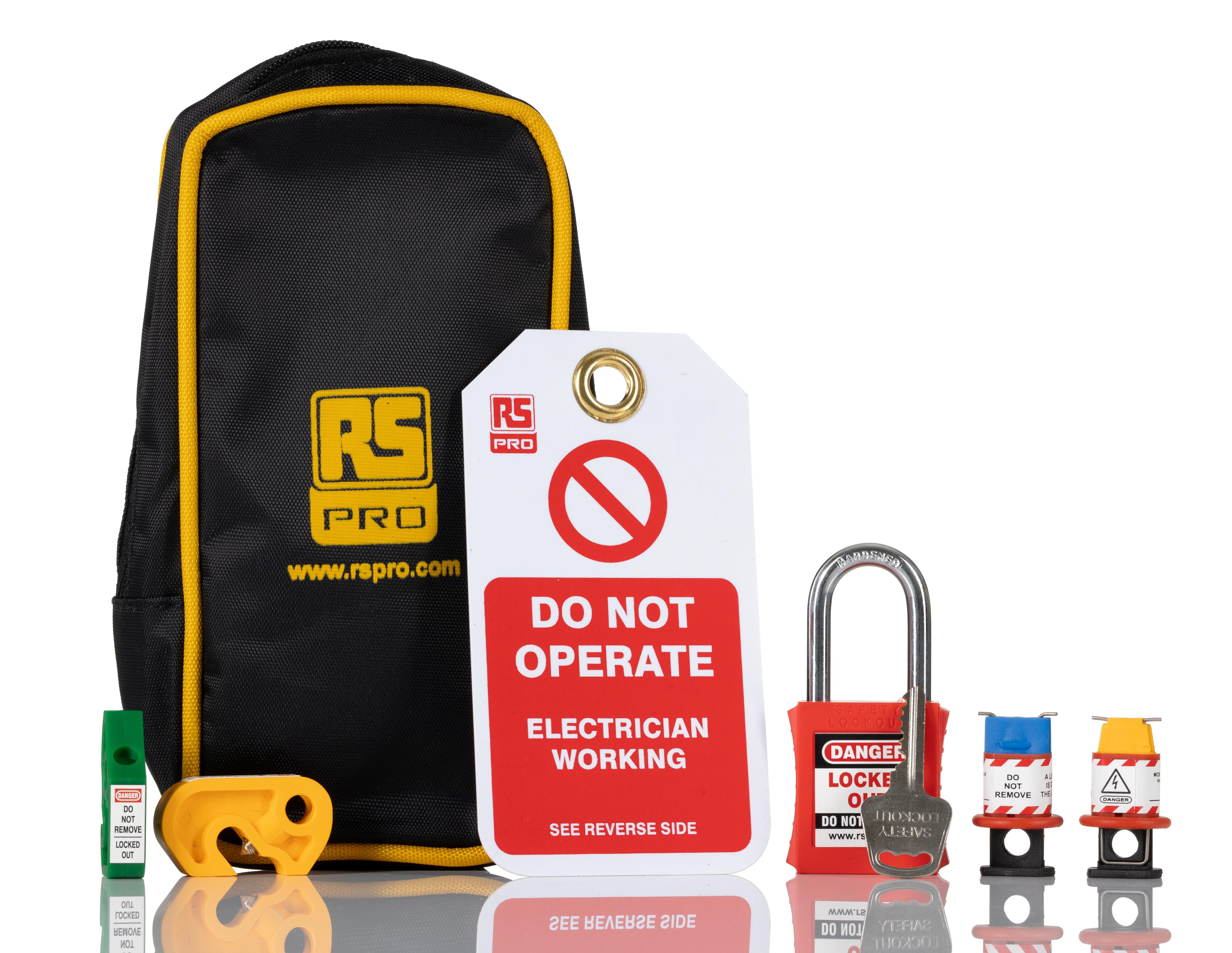 RS PRO 1-Lock Electrician Lockout Kit