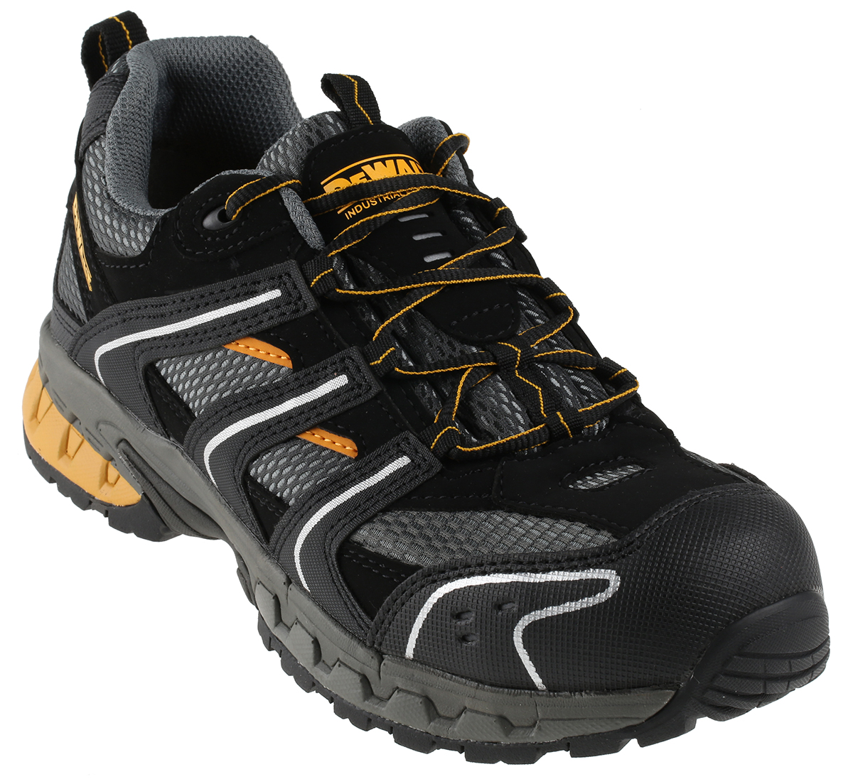 DeWALT Cutter Men's Black Composite Toe Capped Safety Trainers, UK 9, EU 43