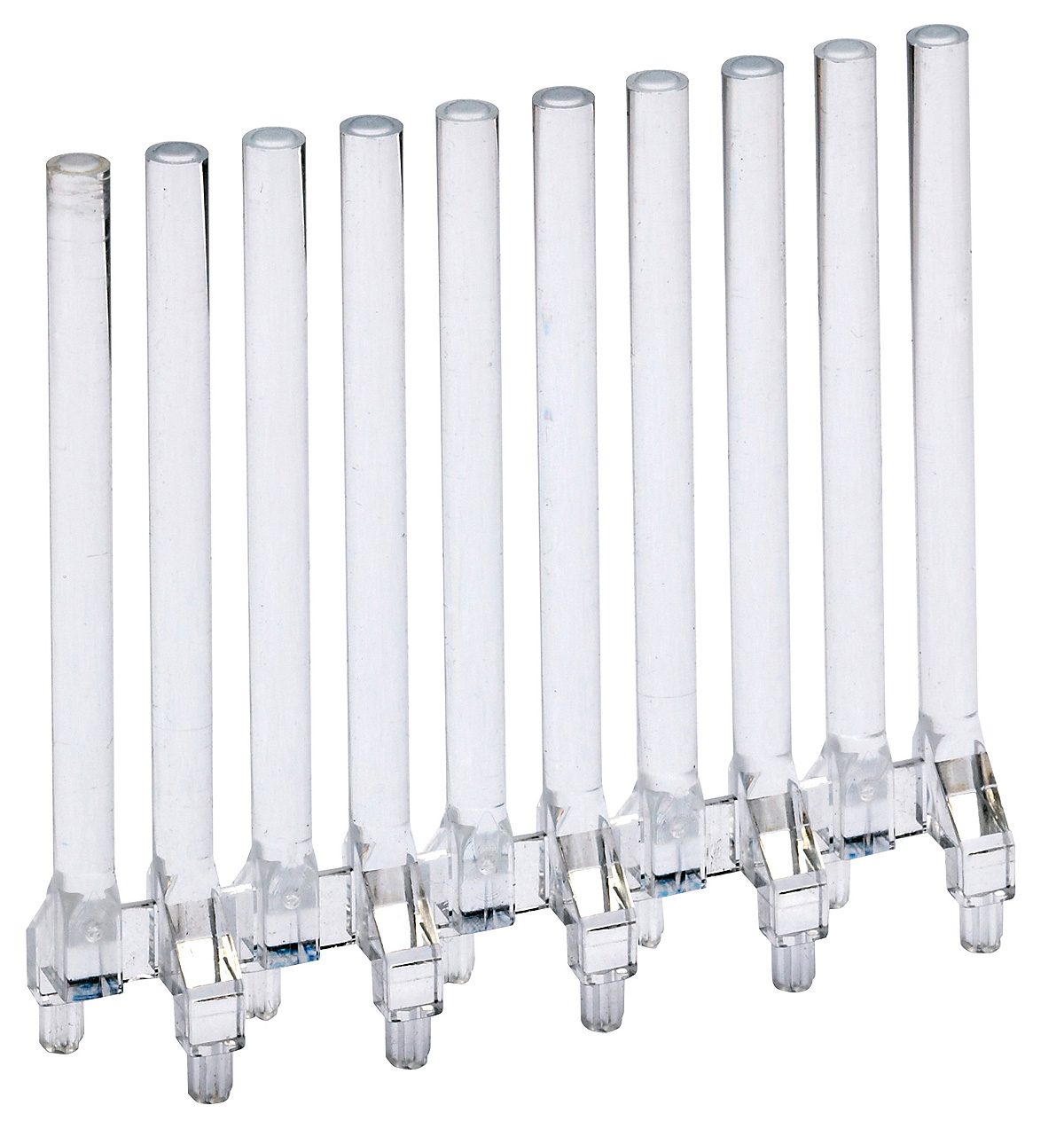 1272.1020 MENTOR, PCB Mounted 10-Way LED Light Pipe, Clear Round Lens