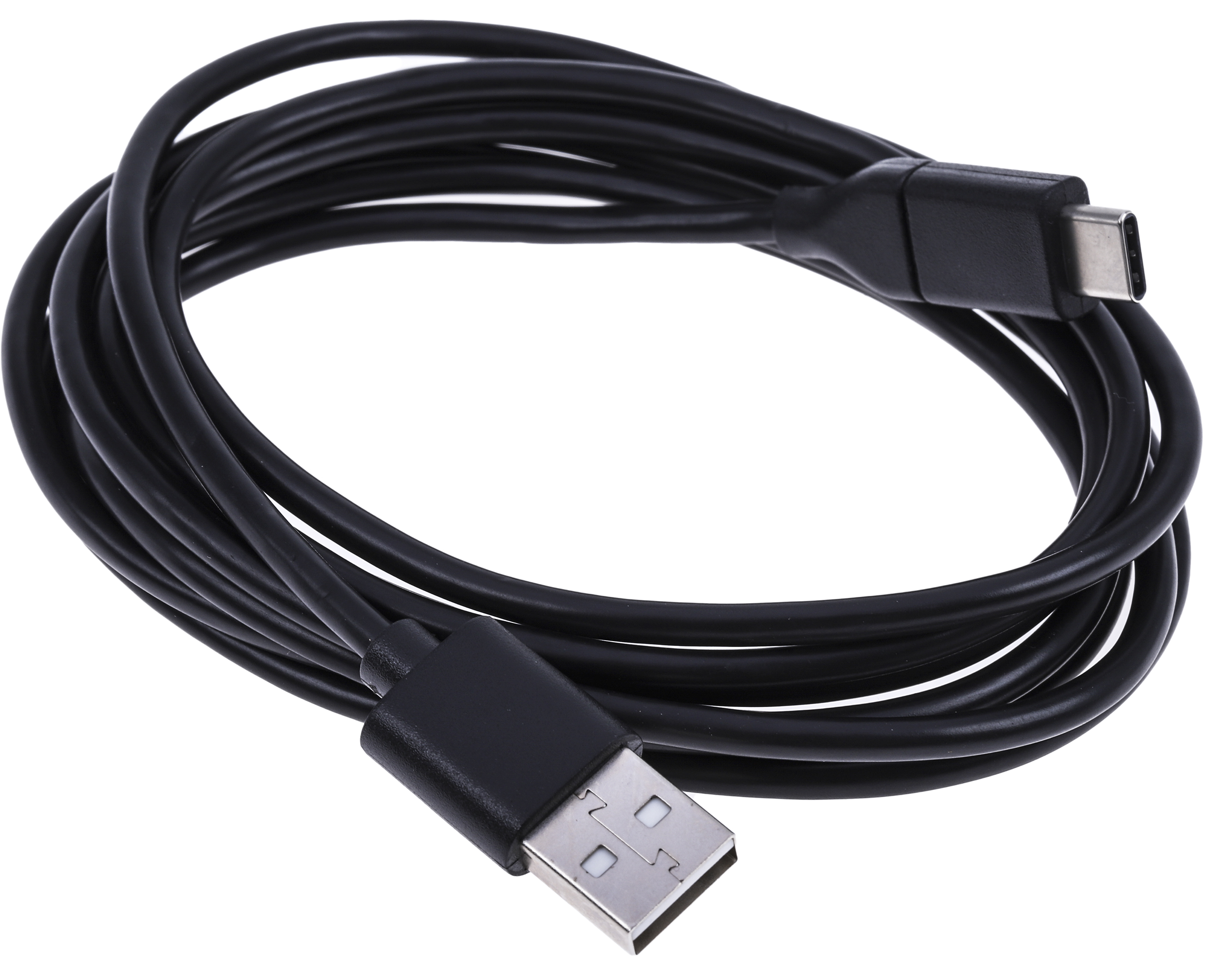 RS PRO USB 2.0, Male USB A to Male USB C, 2m