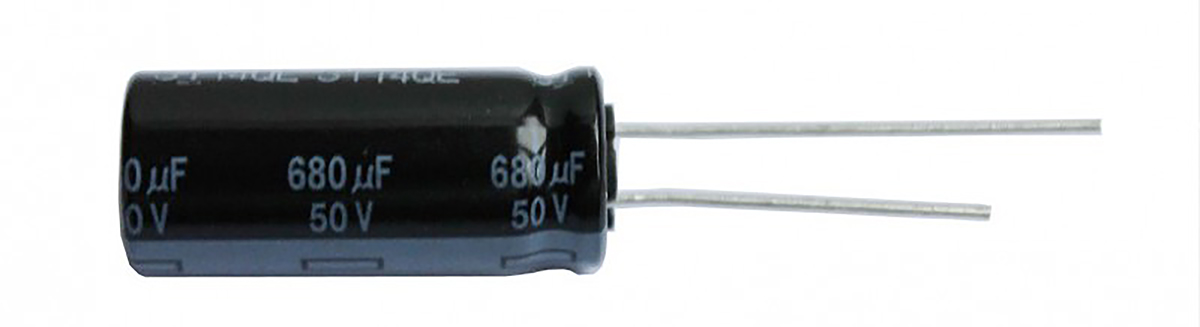Panasonic 680μF Aluminium Electrolytic Capacitor 50V dc, Radial, Through Hole - EEUFR1H681L