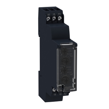 Schneider Electric Harmony Time Series DIN Rail Mount Timer Relay, 12V ac/dc, 2-Contact, 0.1 s → 100h, SPDT