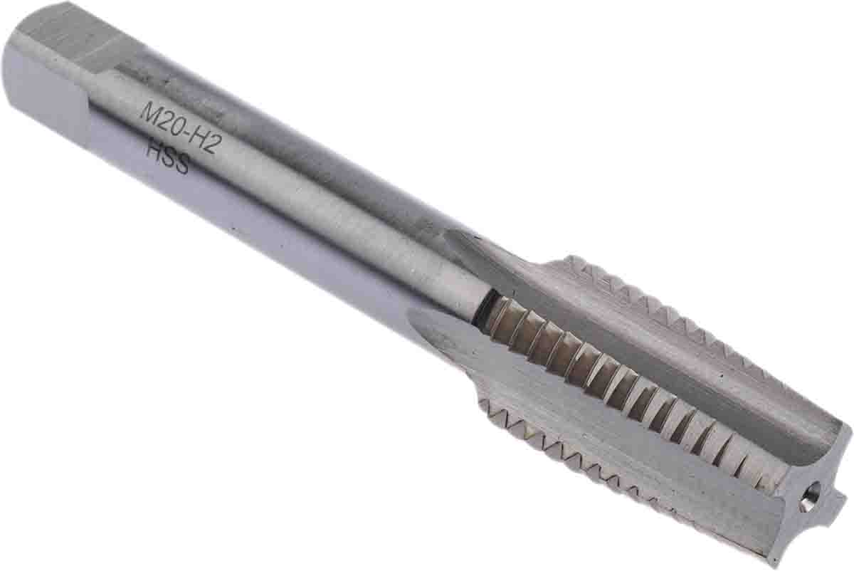 RS PRO Threading Tap HSS 1-Piece 2.5mm Pitch Metric Standard Hand Tap M20 Thread