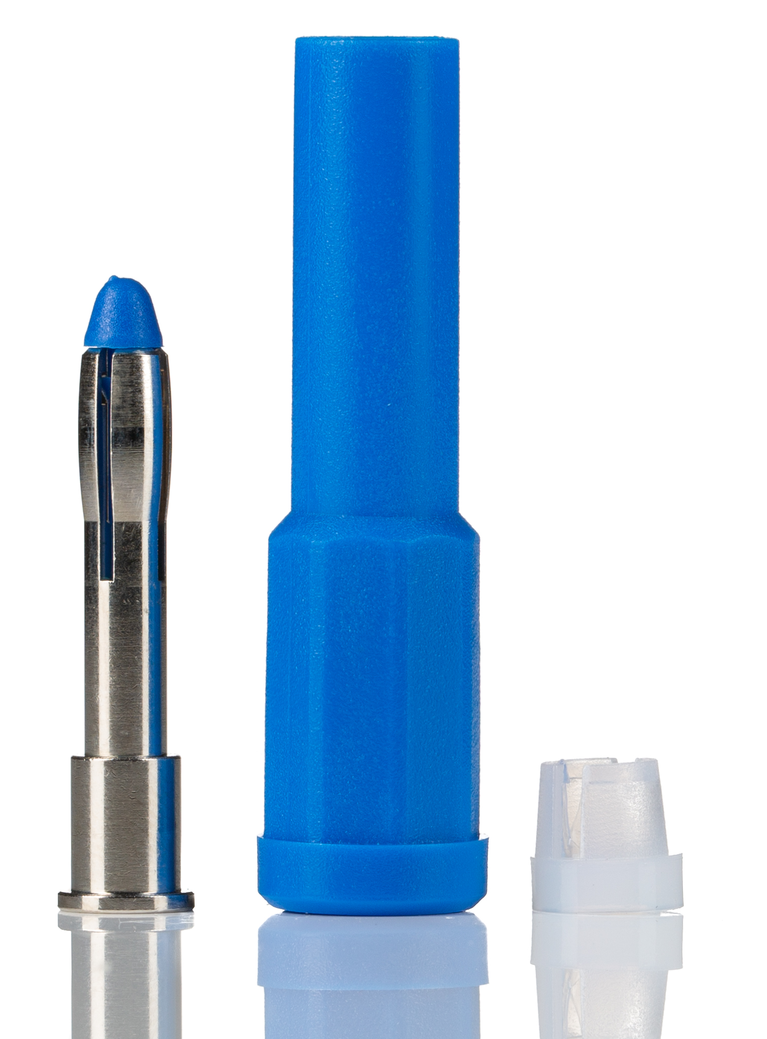 RS PRO Blue Male Banana Plug, 4 mm Connector, Solder Termination, 10A, 1000V, Tin Plating