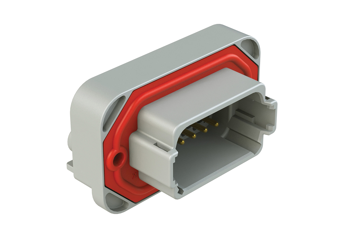 Amphenol Industrial, AT Automotive Connector Plug Grey Flange Mount 12 Way AT13-12PA-BM01