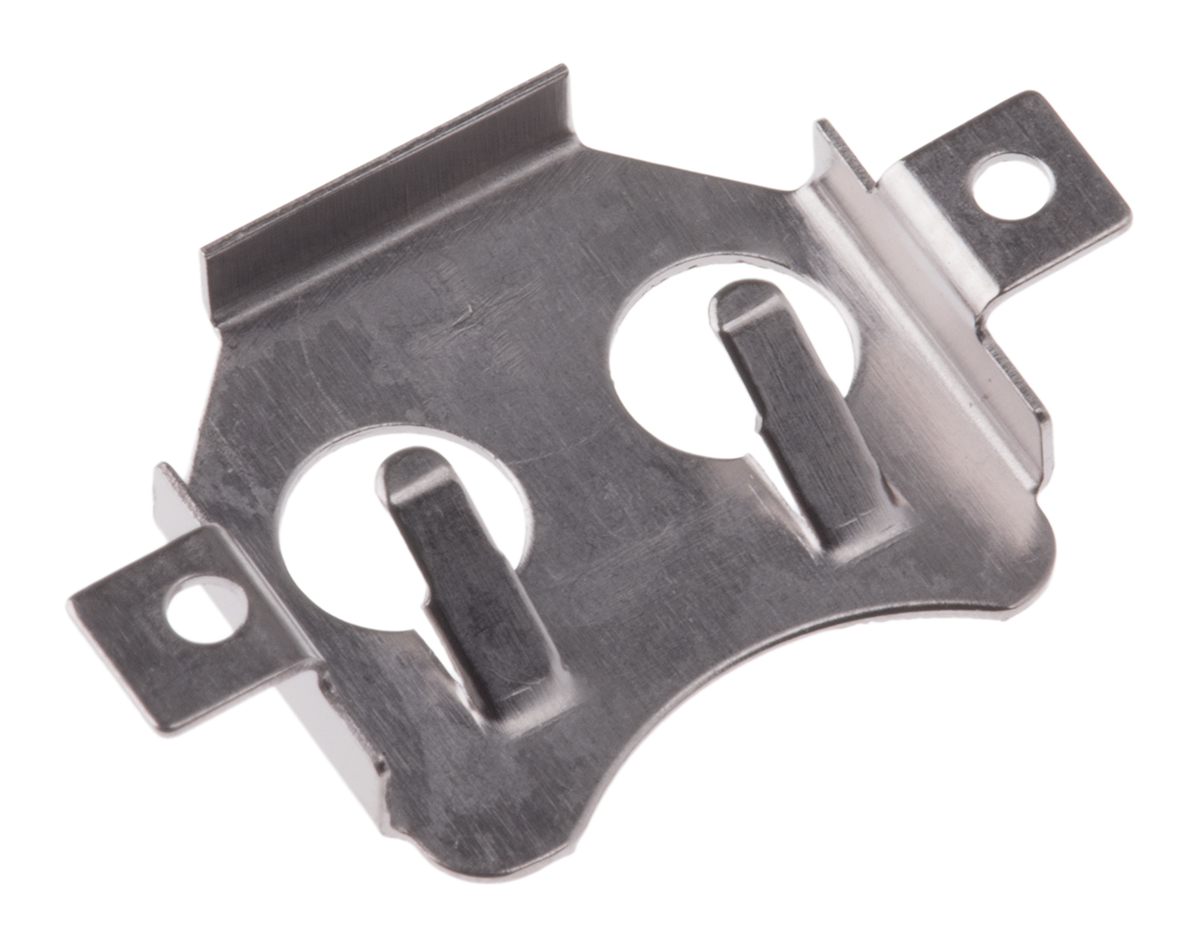 Keystone CR1216, CR1220 Battery Contact, Top Spring Arm Contact