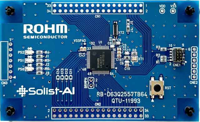 ROHM ML63Q2557-NNNTBZWBY Evaluation Board for ML63Q2557 Predictive Failure Detection In Industrial Equipment