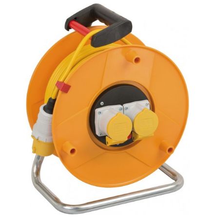 brennenstuhl 50m 2 Socket BS 1363 Cable Reel, 110 V, IP44